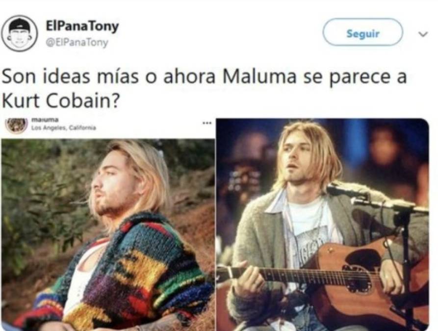 Nuevo look de Maluma provoca una ola de memes