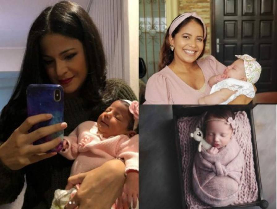 Presentadoras hondureñas que se convirtieron en madres de hermosas niñas este 2020