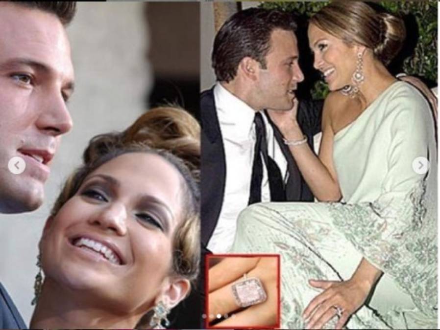 Los cinco lujosos anillos de compromiso que ha recibido Jennifer Lopez