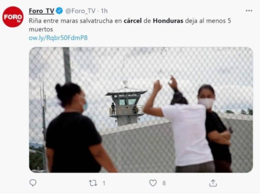 Honduras fue noticia internacionalmente por la sangrienta reyerta en el penal de 'máxima seguridad' La Tolva