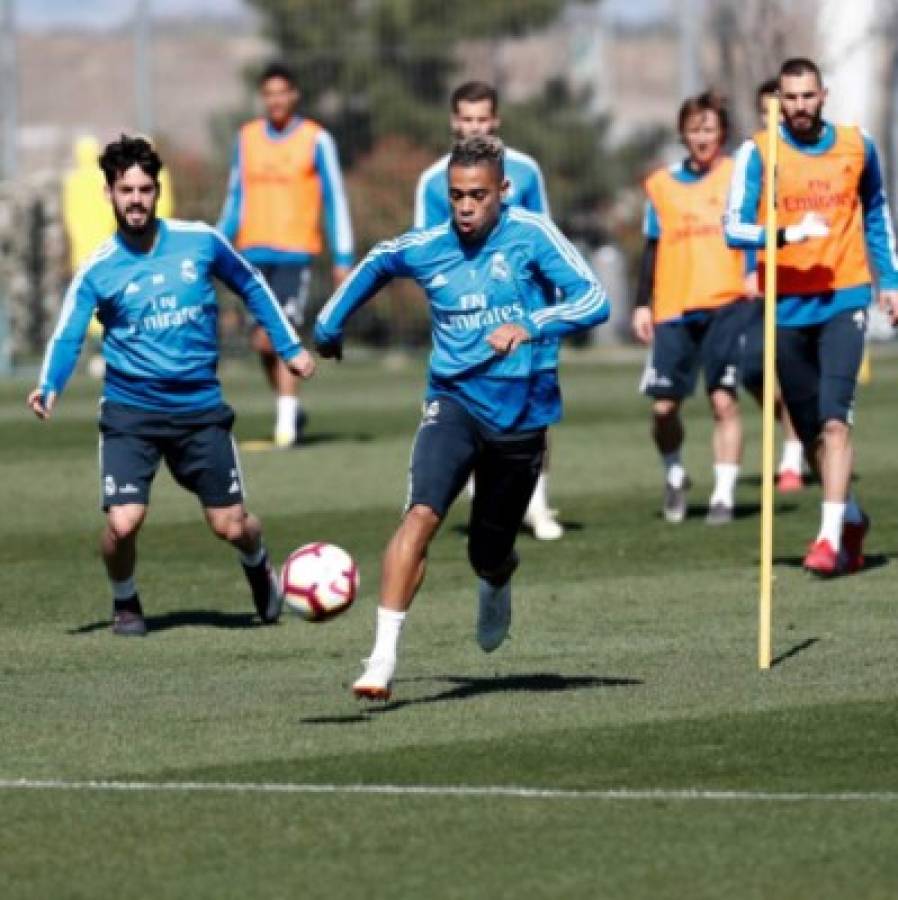 El primer entrenamiento de Zidane tras su regreso al Real Madrid