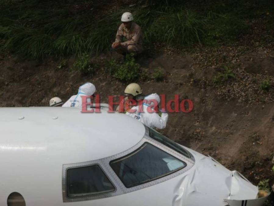 Imágenes que no vio del accidente de avión en Aeropuerto Toncontín