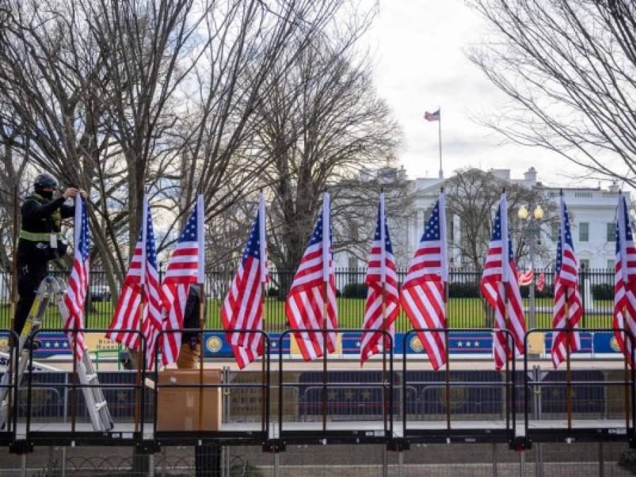 Ensayos de la toma de posesión de Joe Biden en imágenes