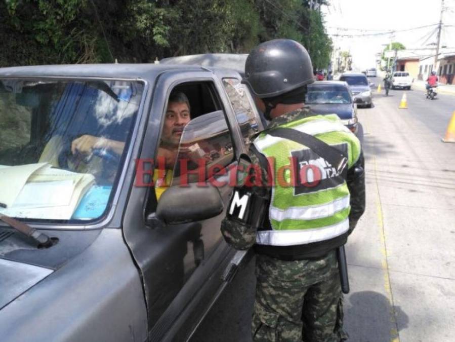 FOTOS: Ambiente en Tegucigalpa a un día de establecido el toque de queda