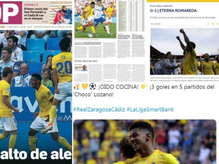 Choco Lozano alborota medios deportivos en España tras destacar con el Cádiz