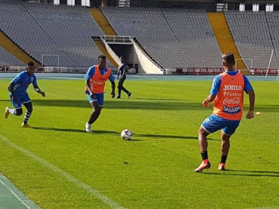 Así fue el primer entrenamiento de la Selección de Honduras en España, previo al duelo contra Emiratos Árabes Unidos