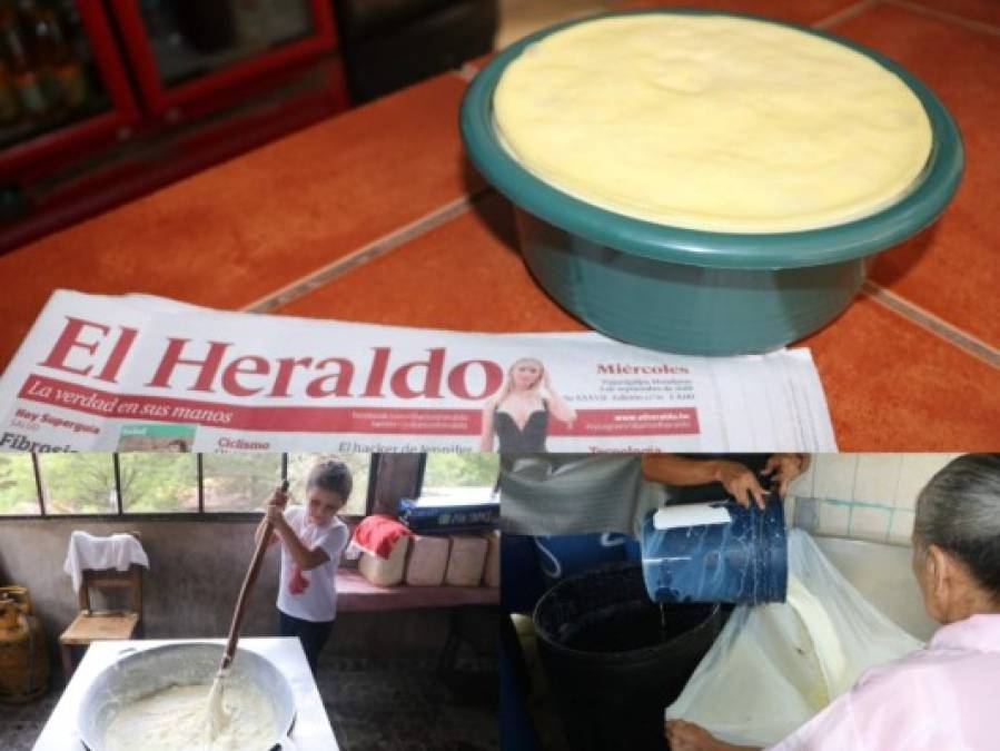 Así se prepara el mejor quesillo de la zona sur de Honduras en Pespire