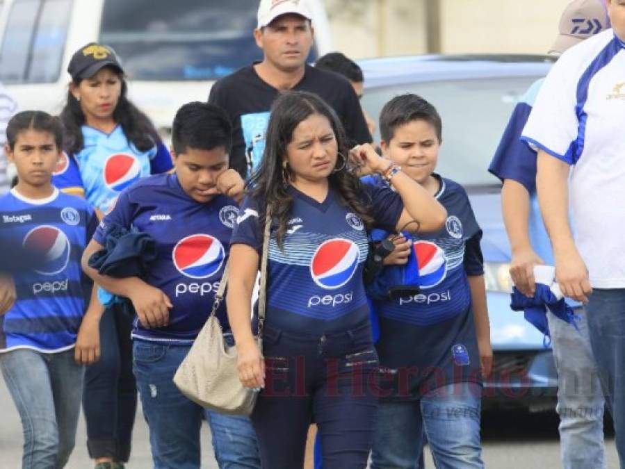 FOTOS: Extremas medidas de seguridad en el Carlos Miranda para Motagua vs Real Sociedad