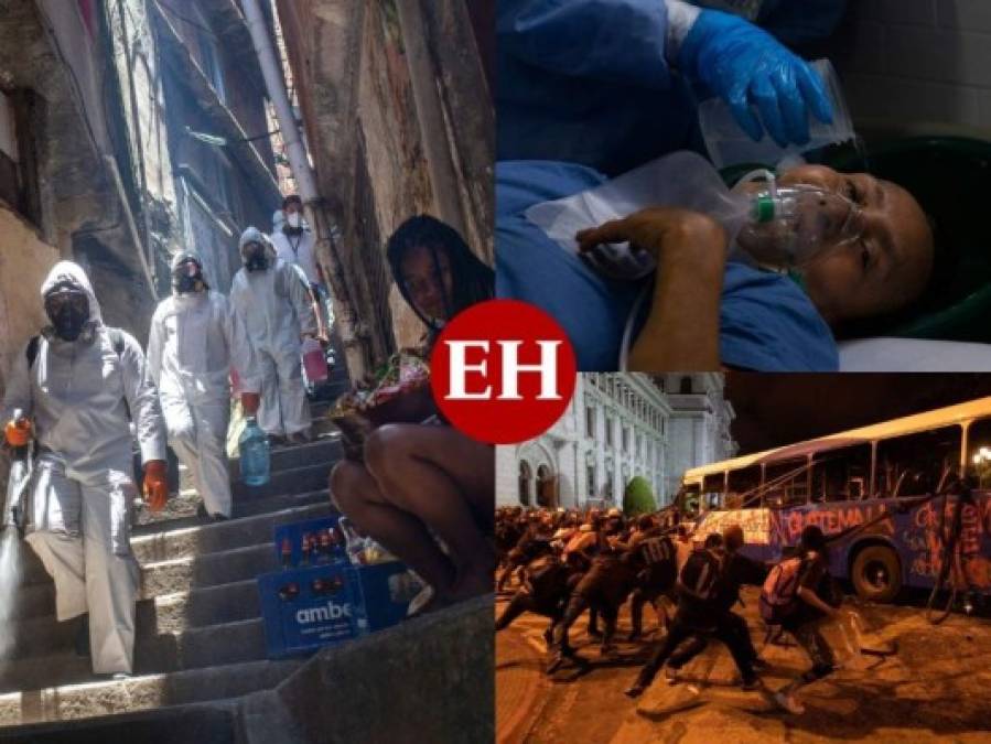 Viviendo entre covid y protestas, estas son las mejores fotos de la semana en América Latina