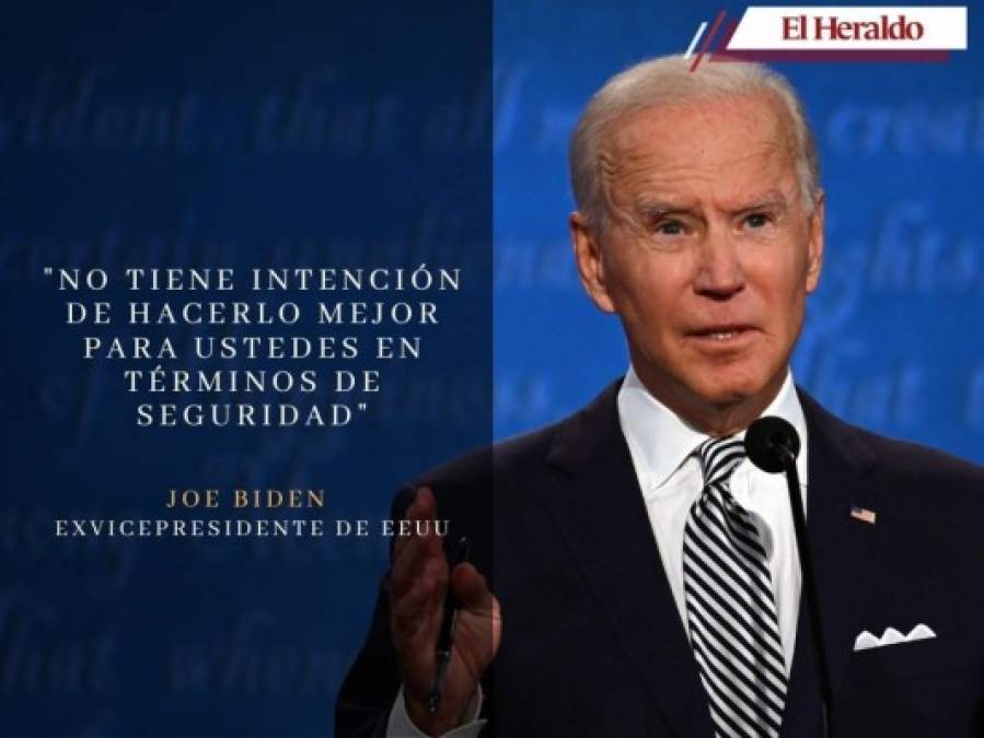 '¿Quieres callarte?': las explosivas frases de Biden contra Trump