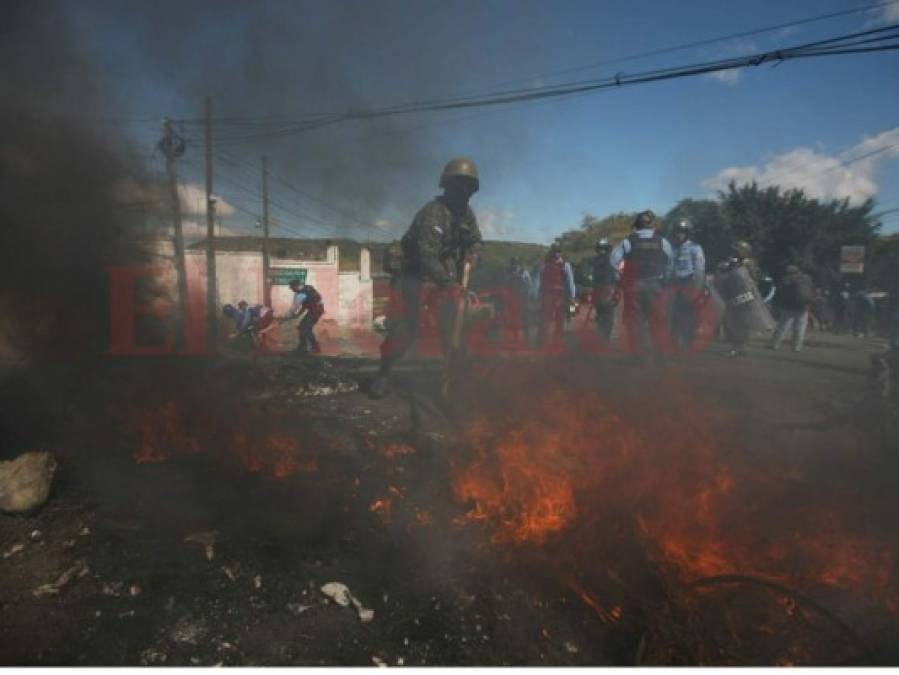 Las imágenes más impactantes que dejó la protestas de este viernes en Honduras