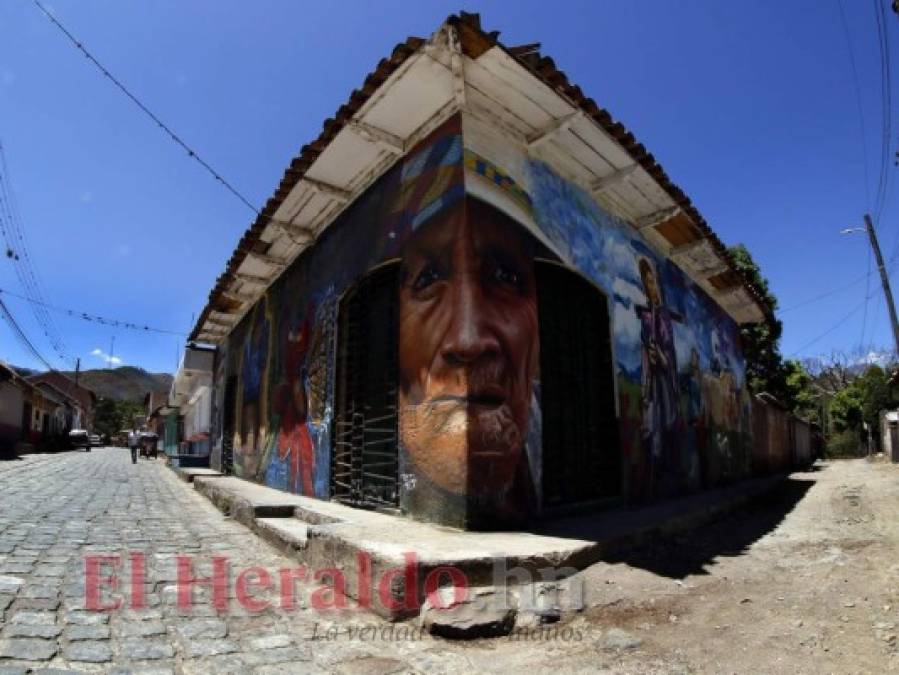 Cantarranas, la ciudad hondureña de los murales