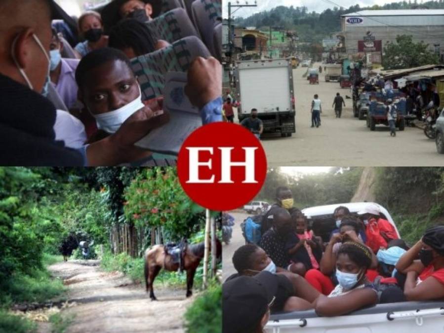 Con sus familias y a expensas del peligro: así ingresan haitianos por puntos ciegos a Honduras