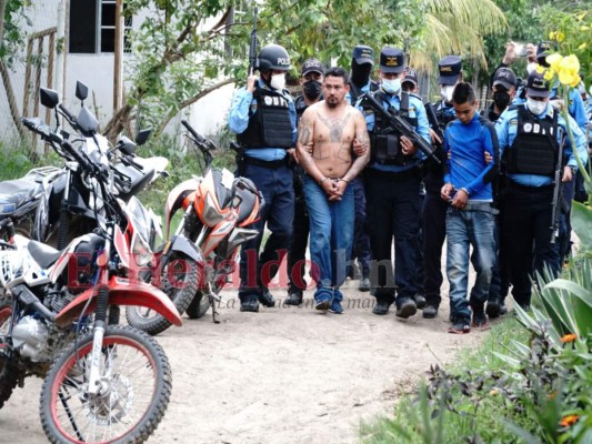 Fotos: Así desmantelaron el supuesto narcolaboratorio de la Mara Salvatrucha en San Pedro Sula