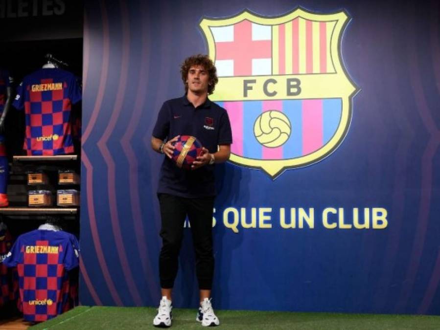 FOTOS: Así fue la presentación de Antoine Griezmann con el Barcelona