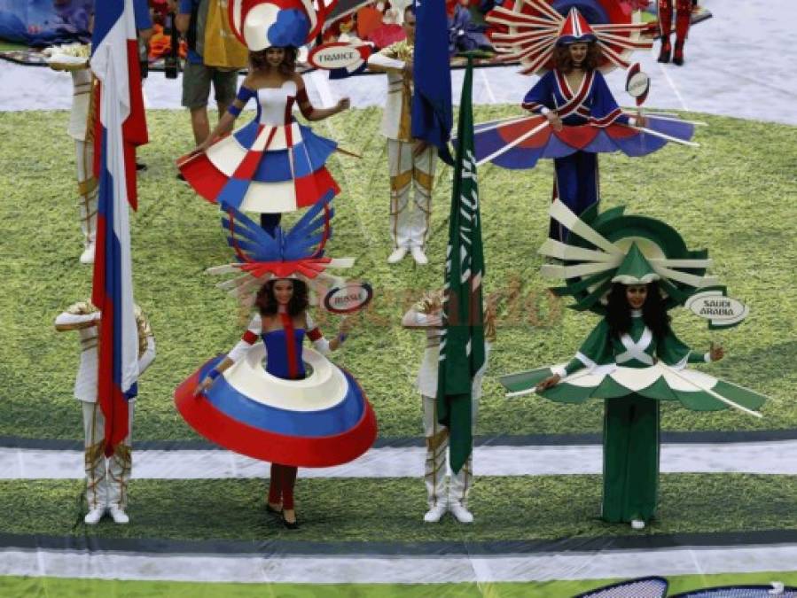 Las espectaculares imágenes del estadio Luzhniki que dejó la inauguración del Mundial de Rusia 2018