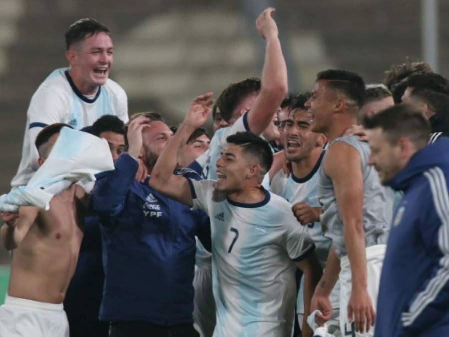 FOTOS: La eufórica celebración de Argentina al ganar medalla dorada