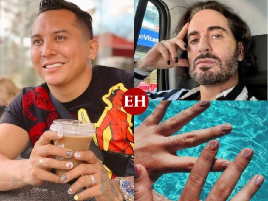 Cantantes, diseñadores y actores: famosos que se pintan las uñas