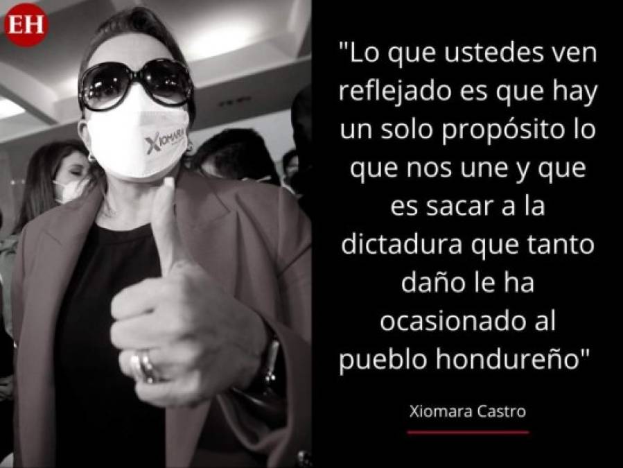 En frases: el discurso de Xiomara Castro al conformar alianza con Nasralla