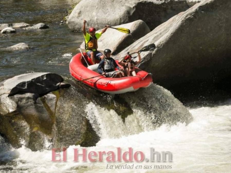 FOTOS: El rafting, una aventura sensacional para disfrutar en el río Cangrejal  