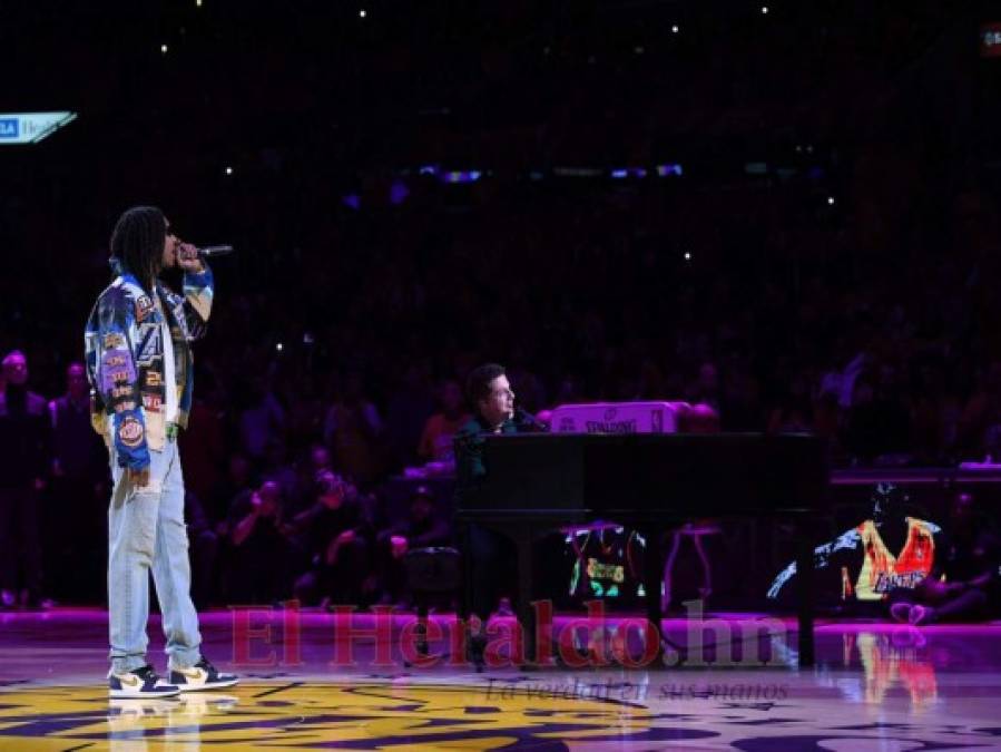 EN FOTOS: Los mejores momentos del homenaje de los Lakers a Kobe Bryant