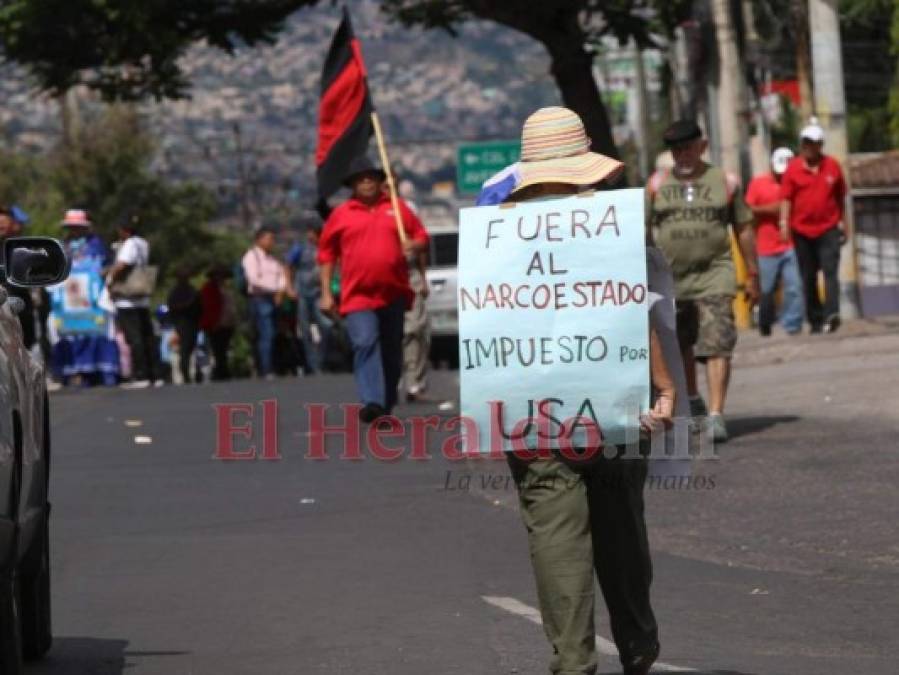 La inusual forma de Libre de protestar en el Día de la Independencia