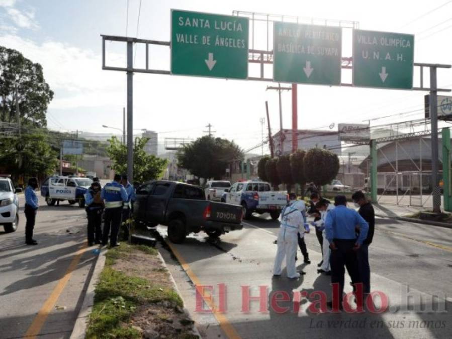 Lo que se sabe del fatal accidente donde murió escolta del expresidente Lobo Sosa   