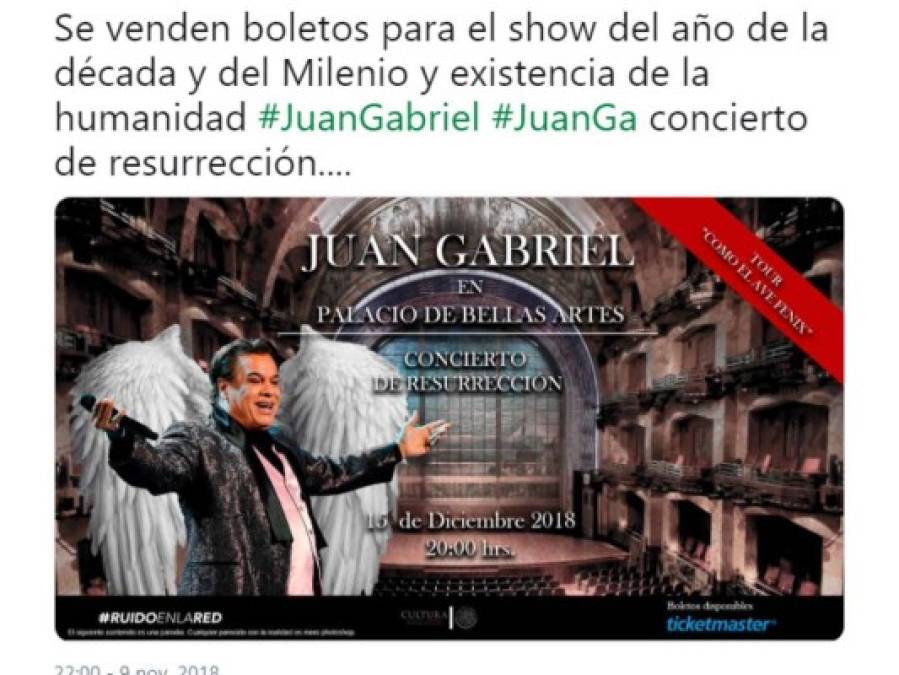 Memes se burlan de supuesta reaparición del fallecido cantante Juan Gabriel