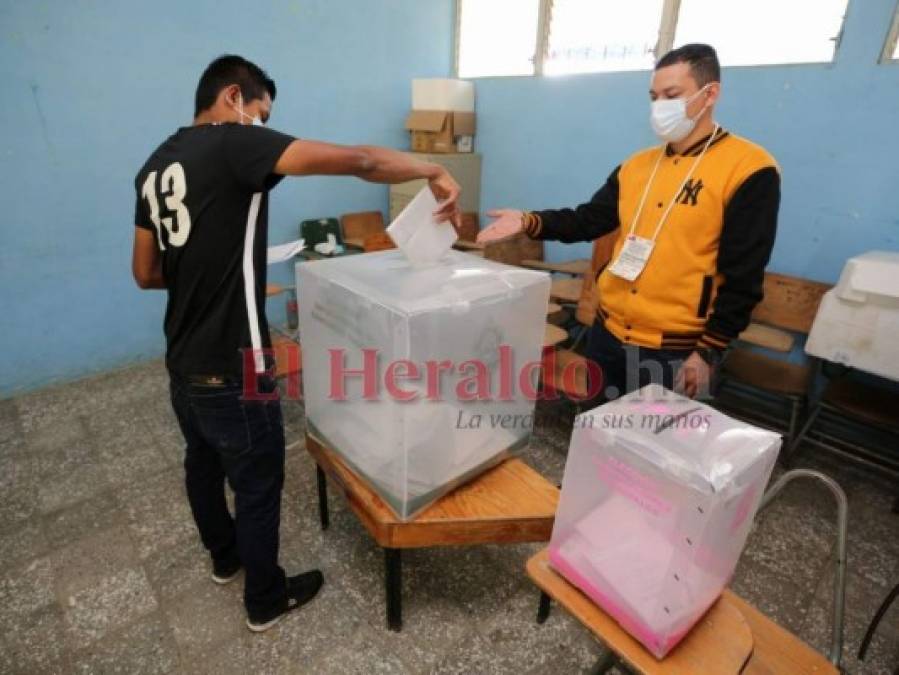 Acompañados de sus caninos, jóvenes acuden a votar en las Elecciones Generales  