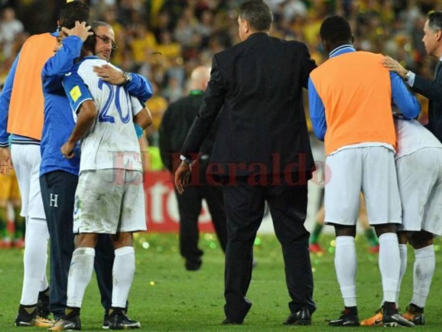Las dolorosas fotos de los jugadores de Honduras tras ser eliminados del Mundial