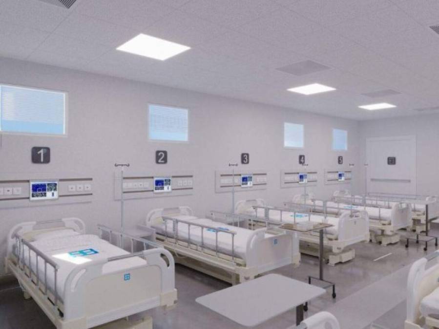 ¿Cómo deben estar fabricados y equipados los hospitales móviles comprados por Invest-H?