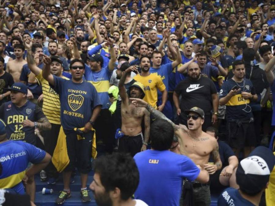 Ambientazo en La Bombonera para la superfinal Boca vs River por la Copa Libertadores