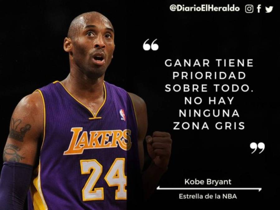 Las frases más célebres de Kobe Bryant, leyenda del baloncesto