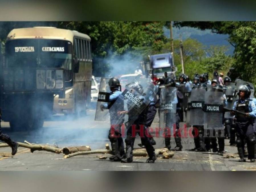 FOTOS: Lo que no se vio de las protestas contra proyecto en La Tigra