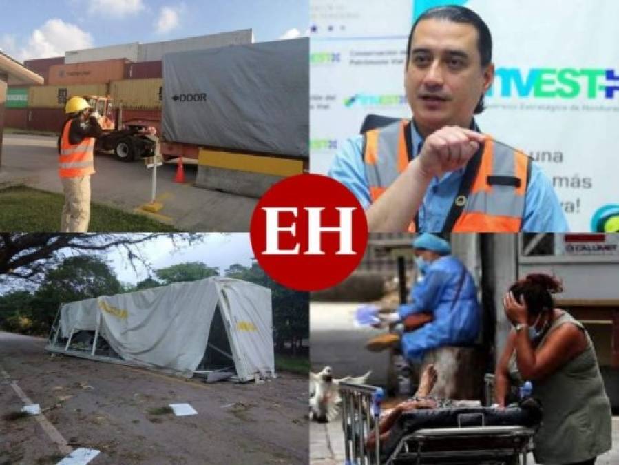 Puntos claves en la trama de los hospitales móviles en Honduras