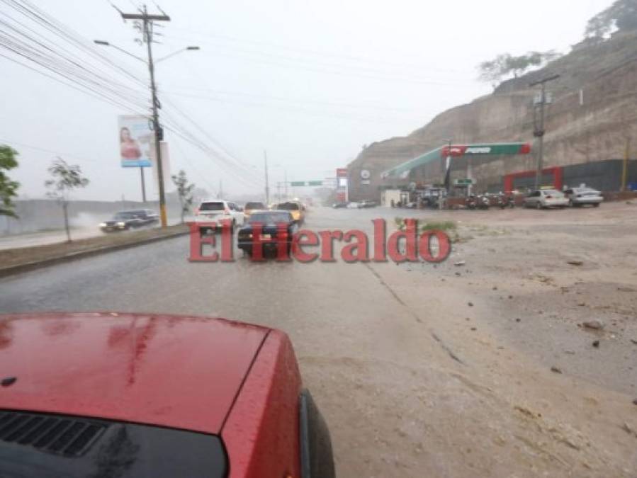 Imágenes de las inundaciones en Tegucigalpa tras fuerte lluvia