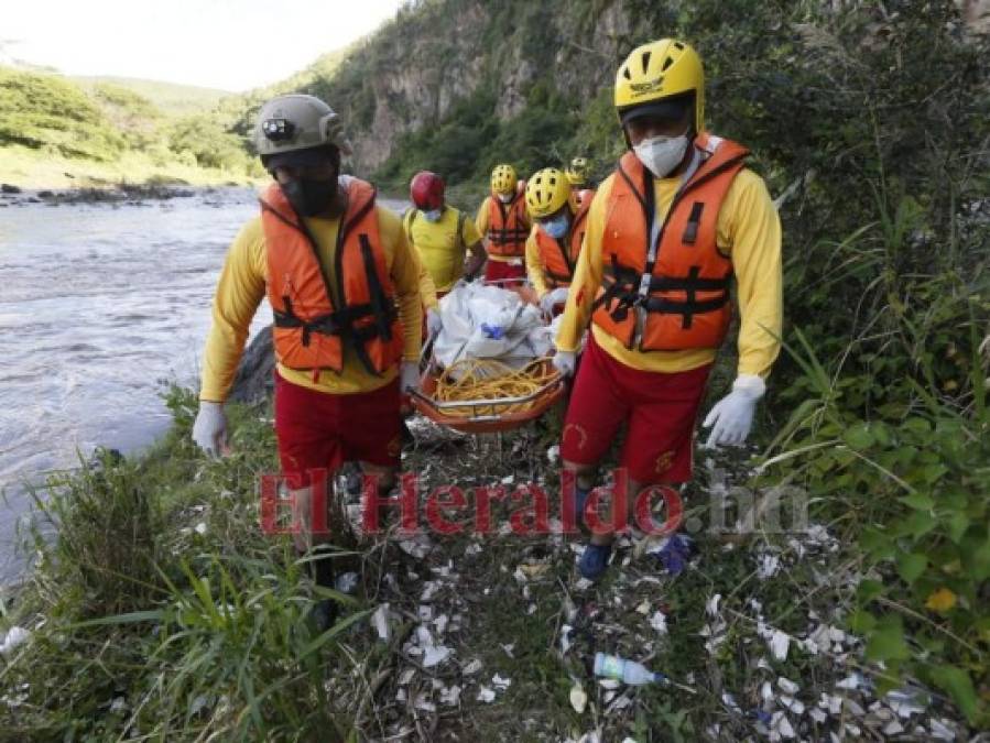 Desgarradoras imágenes del hallazgo de niño ahogado en el río Choluteca