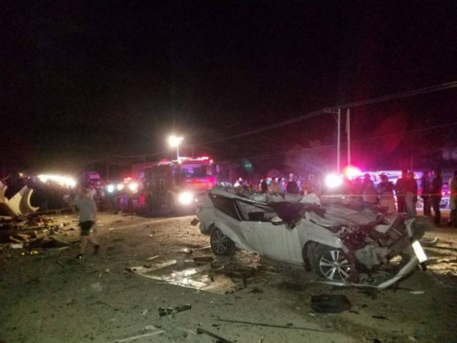 Rostros de las víctimas de fatal accidente en Las Mercedes, Comayagua