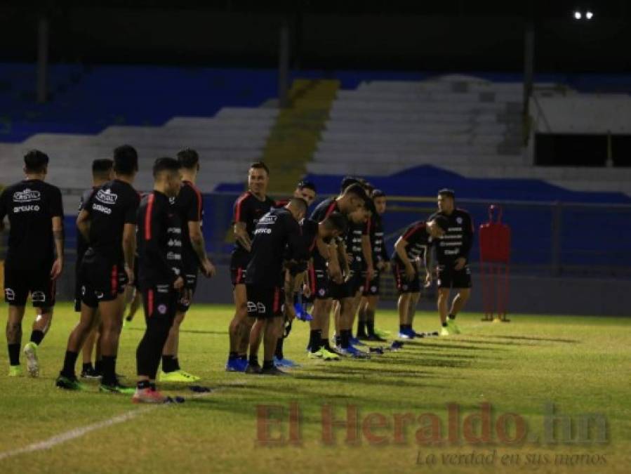 FOTOS: Chile entrena en el Morazán, en el regreso de Rueda a San Pedro Sula