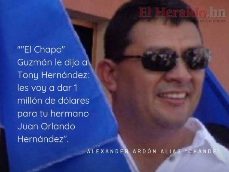 Alexander Ardón y sus comprometedoras declaraciones en el juicio de Tony Hernández