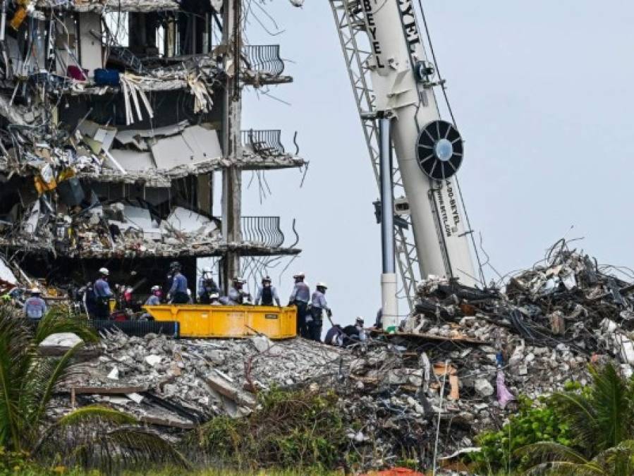 FOTOS: Sexto día de búsqueda de sobrevivientes tras colapso de edificio en Miami