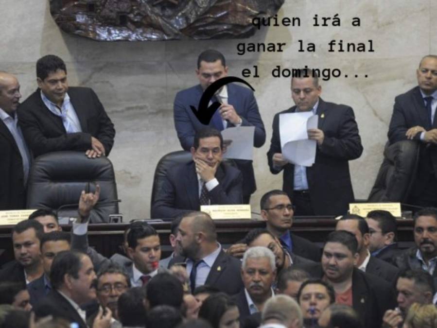 Los memes que dejó el zafarrancho entre nacionalistas y los de Libre en el Congreso Nacional