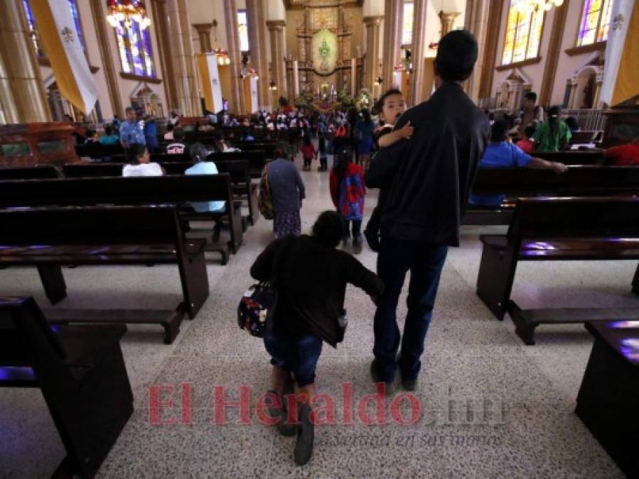 Devoción y entrega en 273 aniversario de hallazgo de la Virgen de Suyapa (FOTOS)