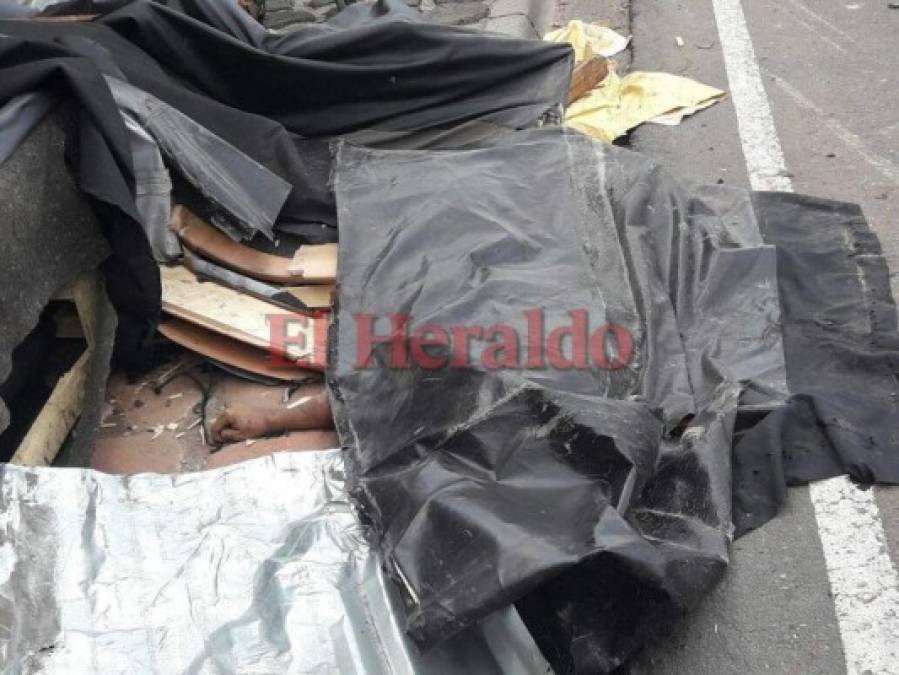 Impactantes imágenes del aparatoso accidente provocado por rastra en El Carrizal