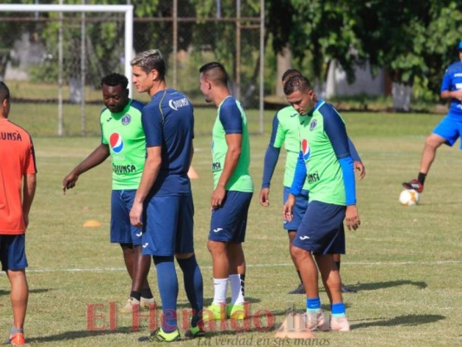 Las fotos del entreno de Motagua este martes, pensando en el duelo ante Real España