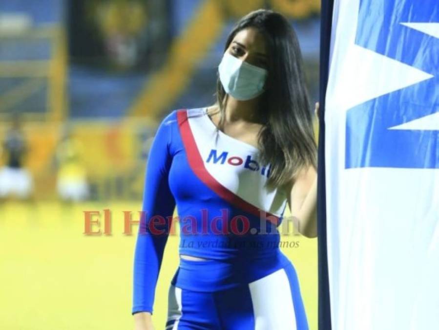 Hermosas catrachas roban suspiros en el inicio de la jornada 14 del Apertura 2021 (Fotos)