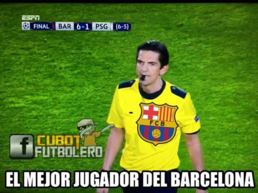 Los memes del partido Barcelona 6-1 PSG en la fase de octavos de la Champions