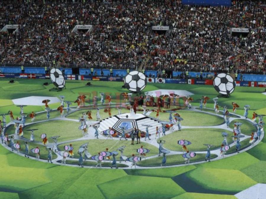 Las espectaculares imágenes del estadio Luzhniki que dejó la inauguración del Mundial de Rusia 2018