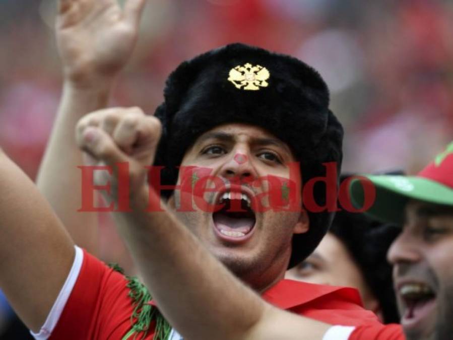 Los looks más extraños de los aficionados de Portugal y Marruecos en el estadio Luzhniki