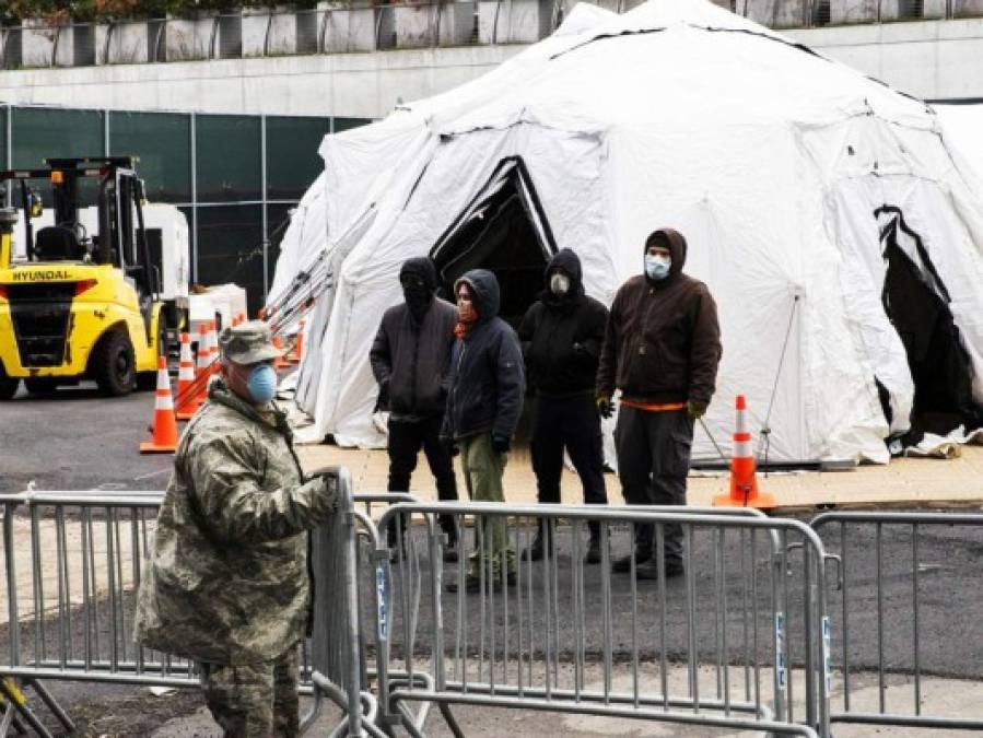 FOTOS: Zona de albergue el 11S es morgue improvisada en Nueva York
